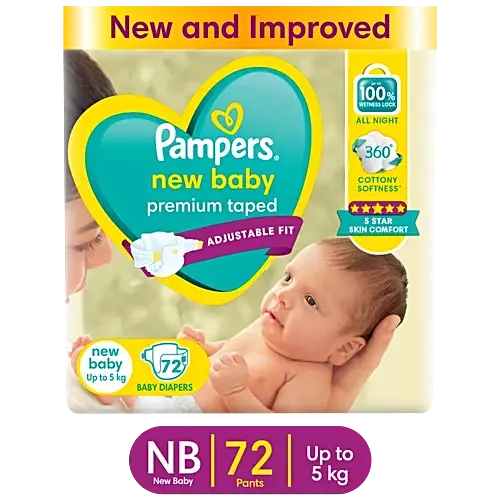 Taped Baby Diapers